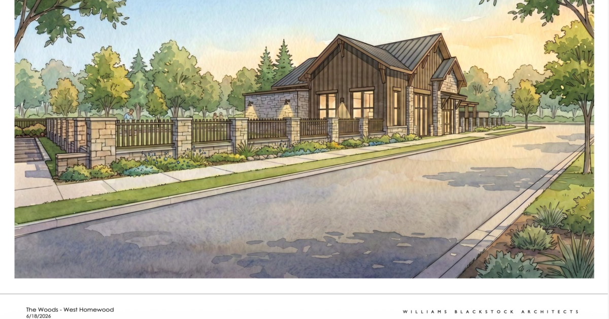 Rendering of The Woods Golf and Social putting course